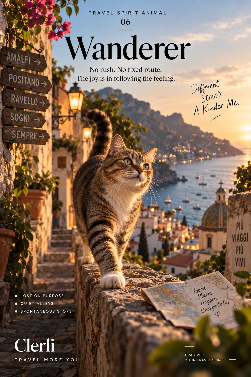Wanderer Cat Travel Spirit