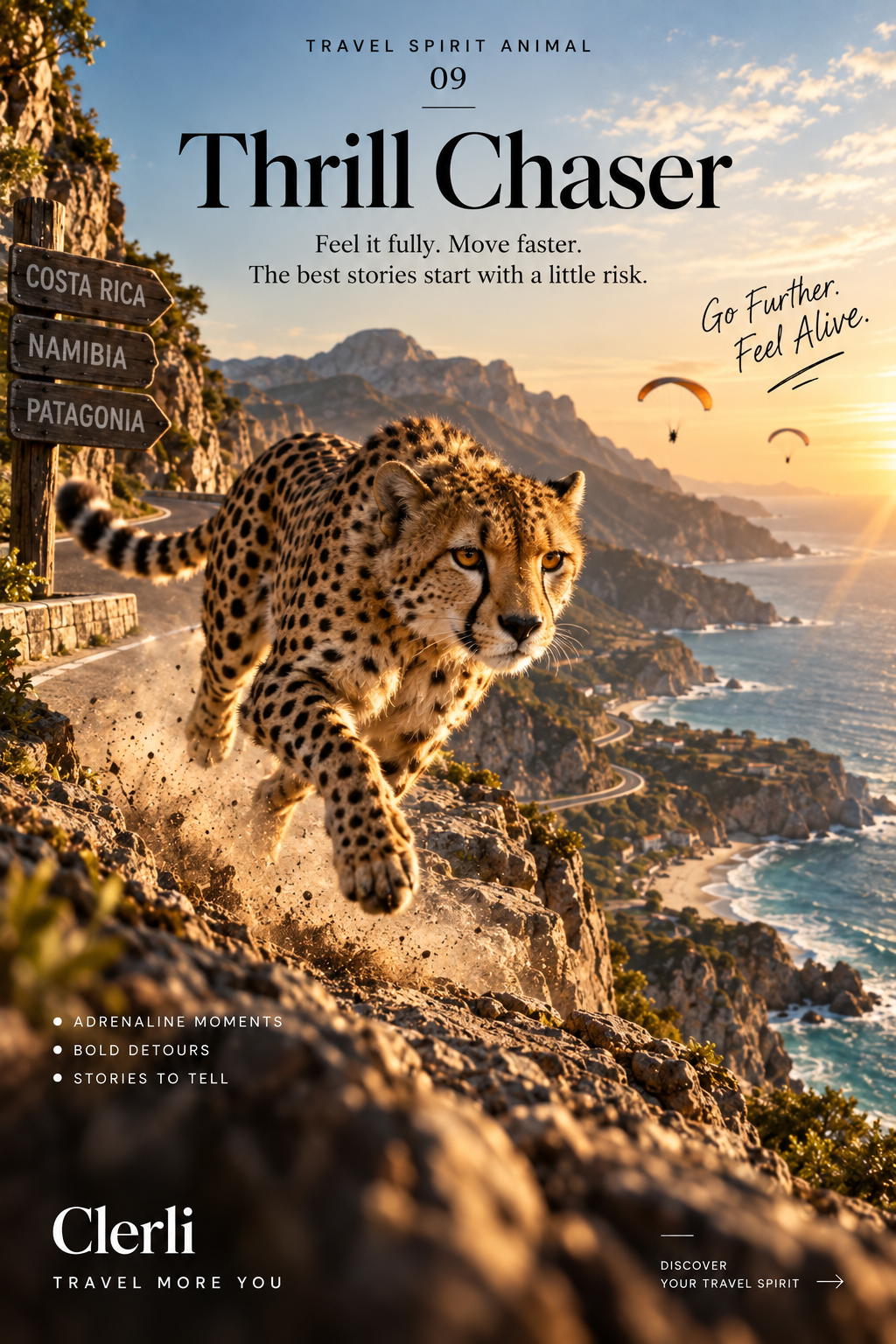Thrill Chaser Cheetah Travel Spirit